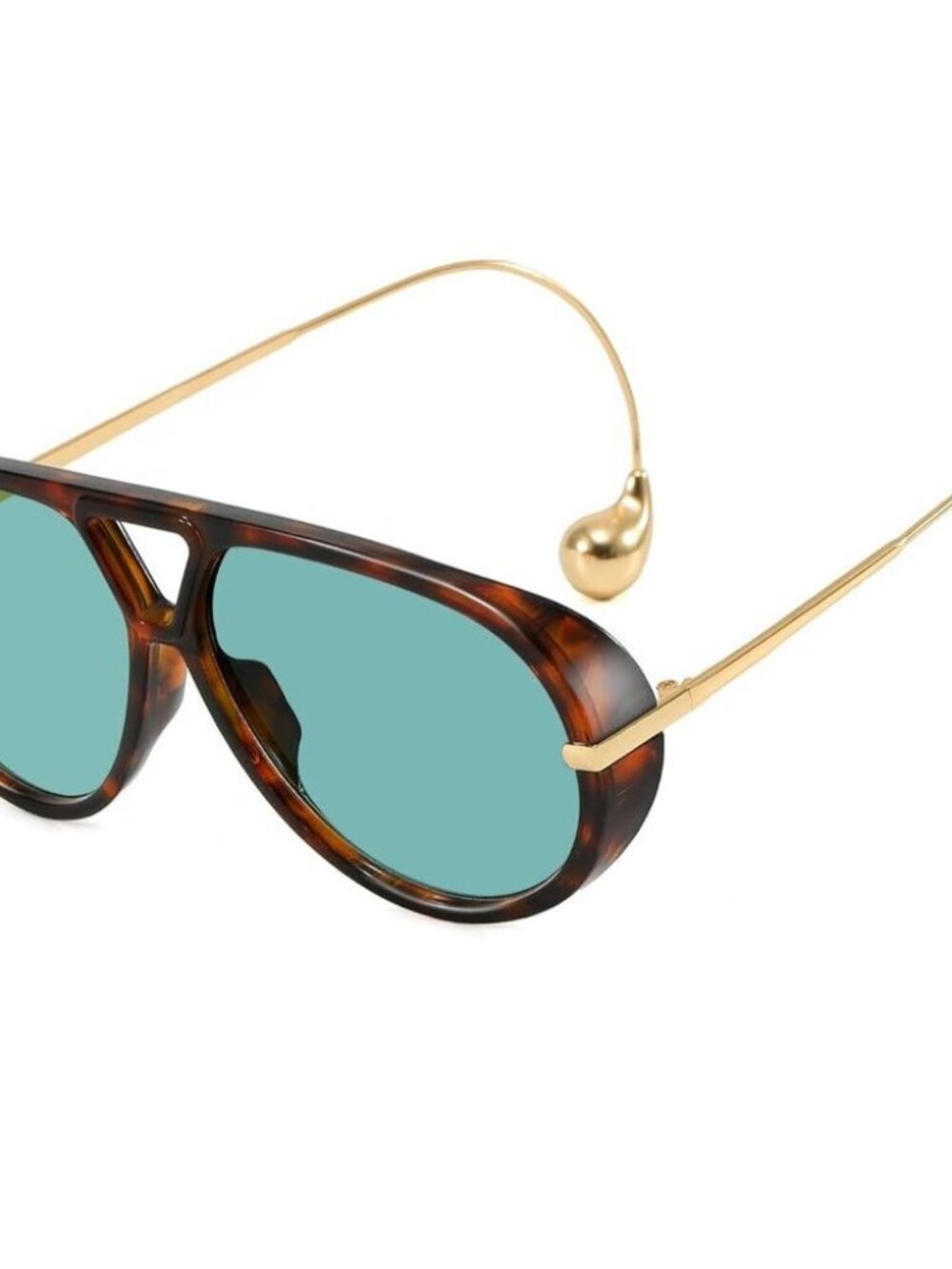 Women's Oversized Aviator Sunglasses Retro Trendy Shield Sun Glasses Big